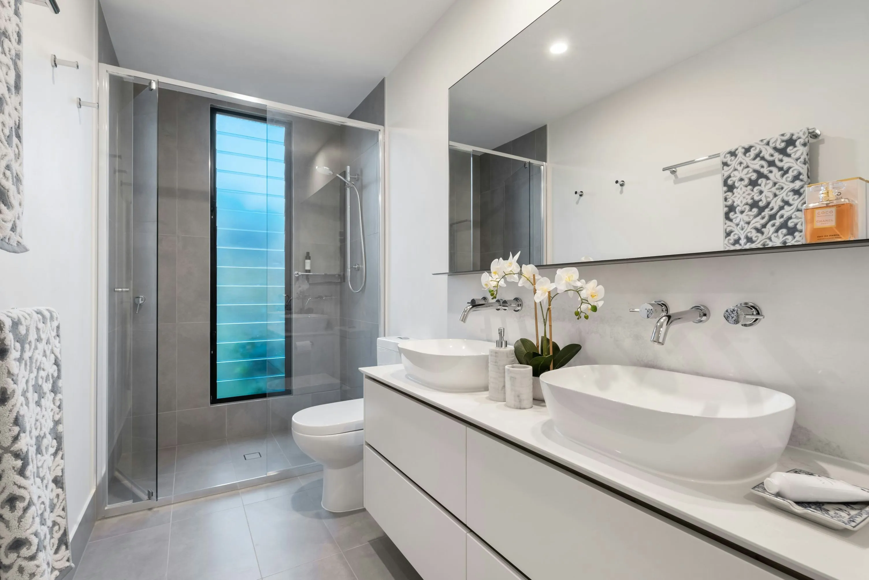 Custom bathroom remodeling by LA Enterprises